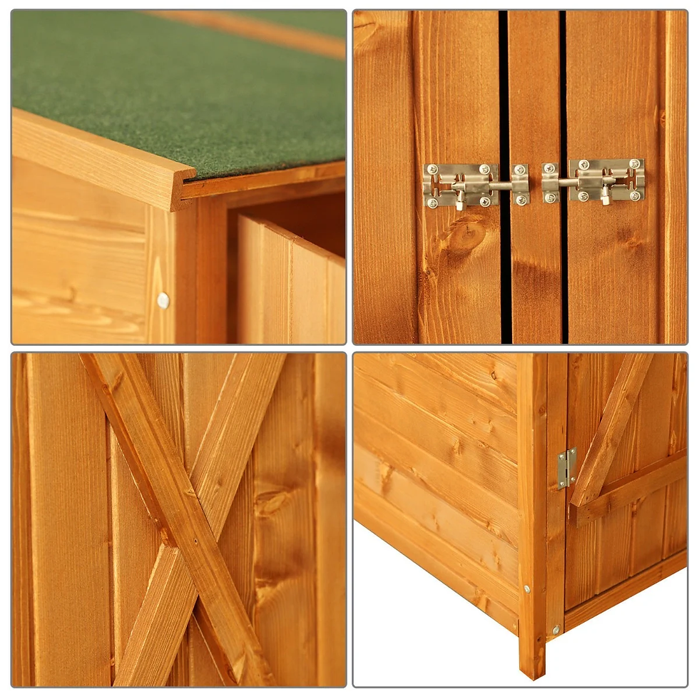 Thumbnail: Double Door Garden Storage Shed 2.4 x 4.5ft