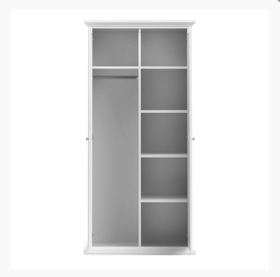 Thumbnail: Paris Wardrobe with 2 Doors in White