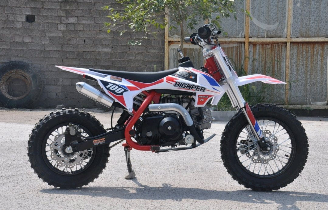 MBO 70CC Pit Bike With Larger 12/10 Wheels And Electric Start 2021 Version-Blue