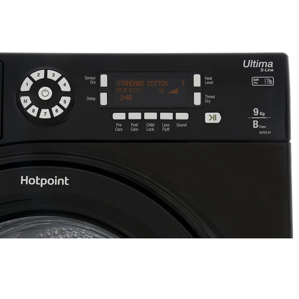 Thumbnail: Hotpoint SUTCD 97B 6KM (UK) Condenser Dryer