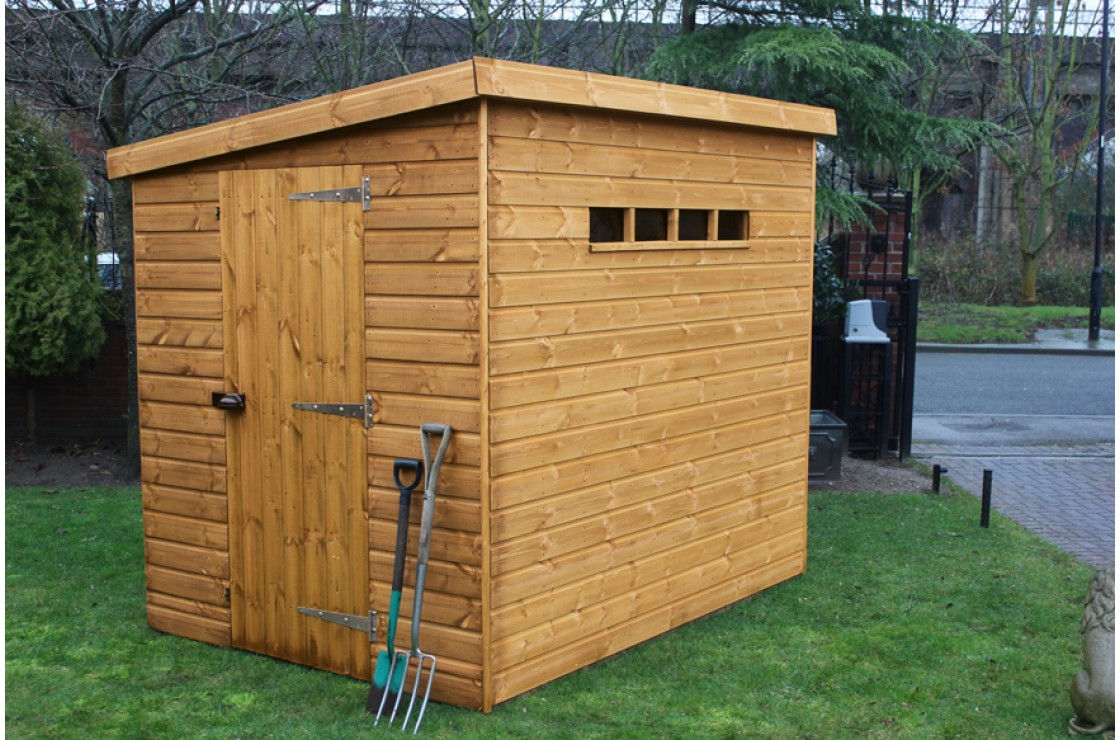 Extra Strength Security Pent Shed