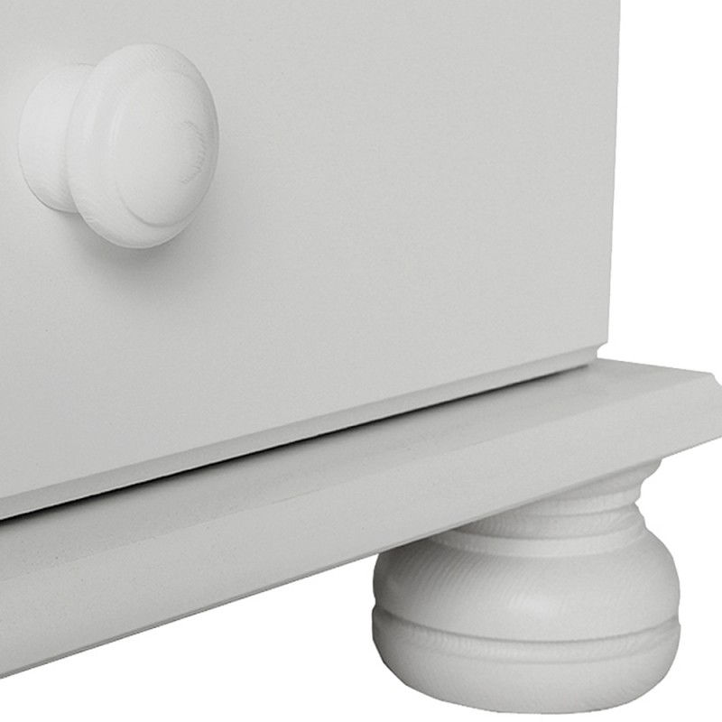 Thumbnail: Copenhagen Single Dressing Table in White