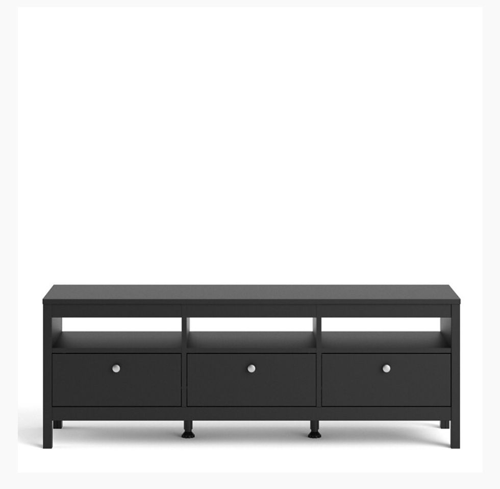 Thumbnail: Madrid TV Unit 3 drawers in Black