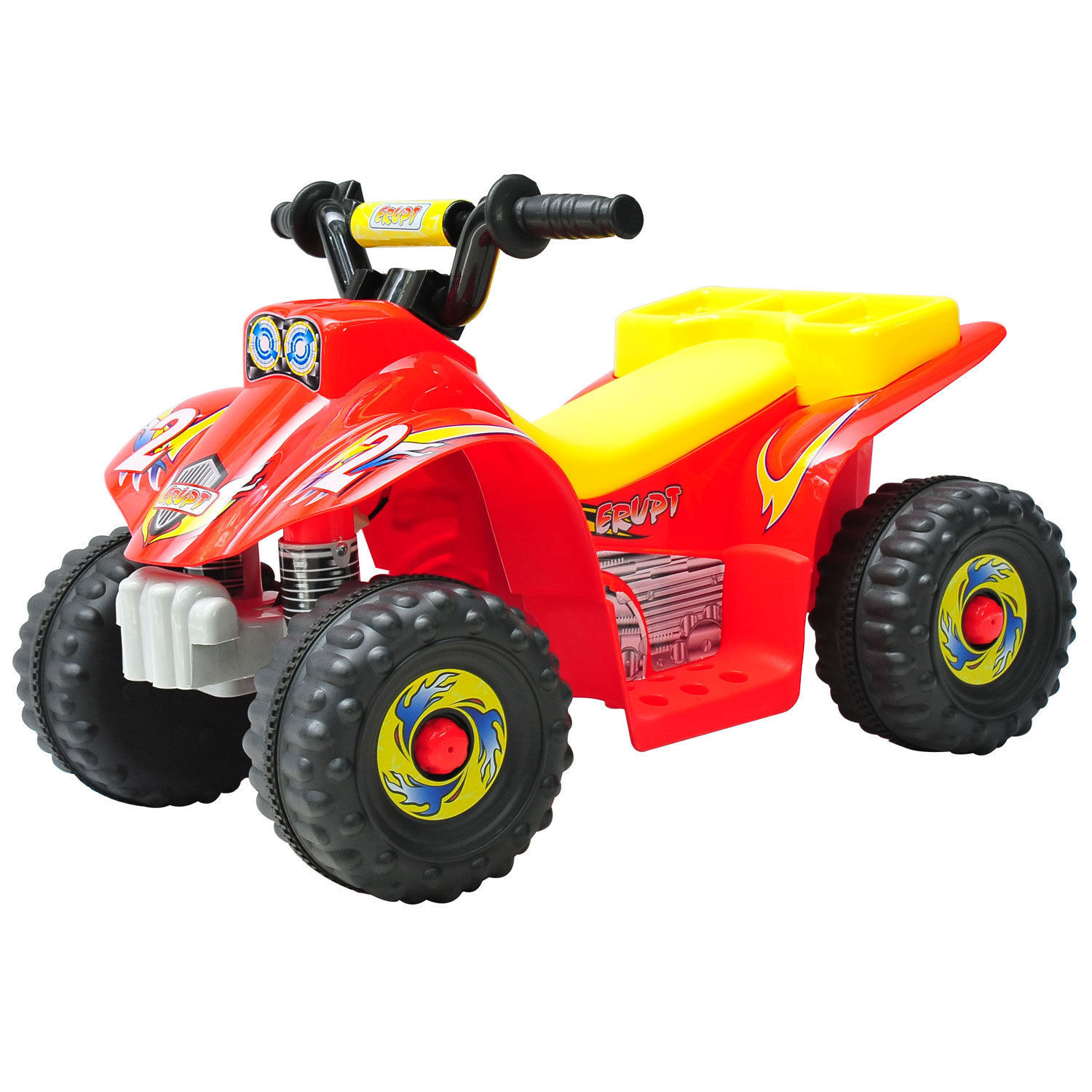Kids Ride-on Electric Car/Quad - Red/Yellow