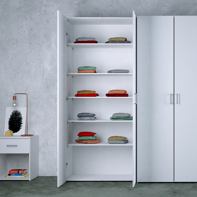 Thumbnail: Space Bedside 1 Drawer in White