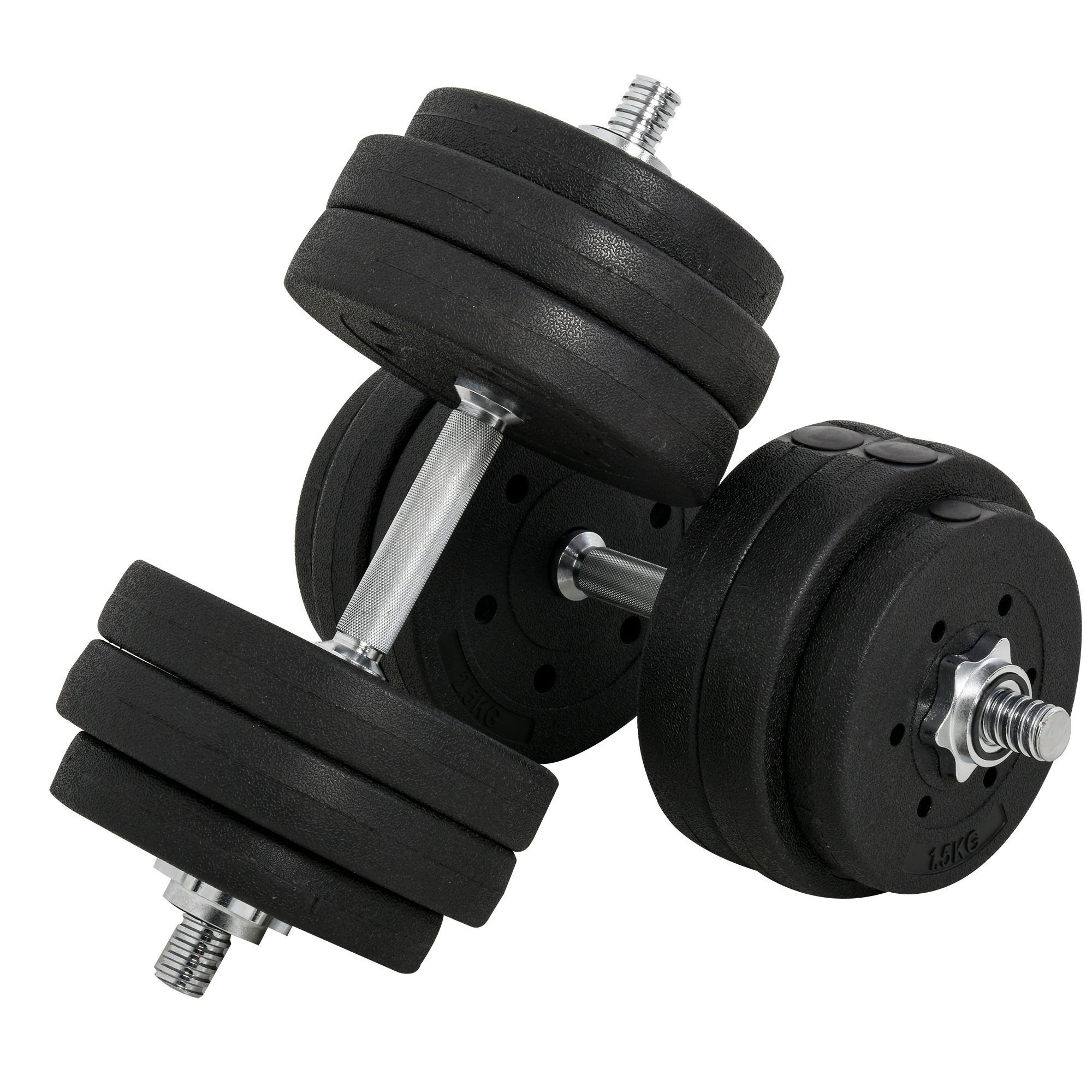 30KG Adjustable Dumbbells Set Hand Weight Barbell Weight Lifting Equipment