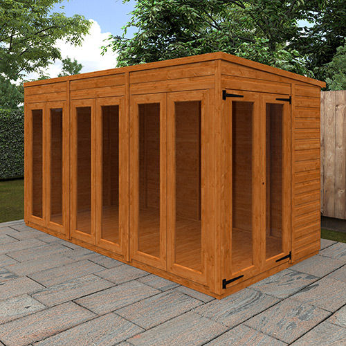 Thumbnail: Shiplap Pent Full Pane Summerhouse
