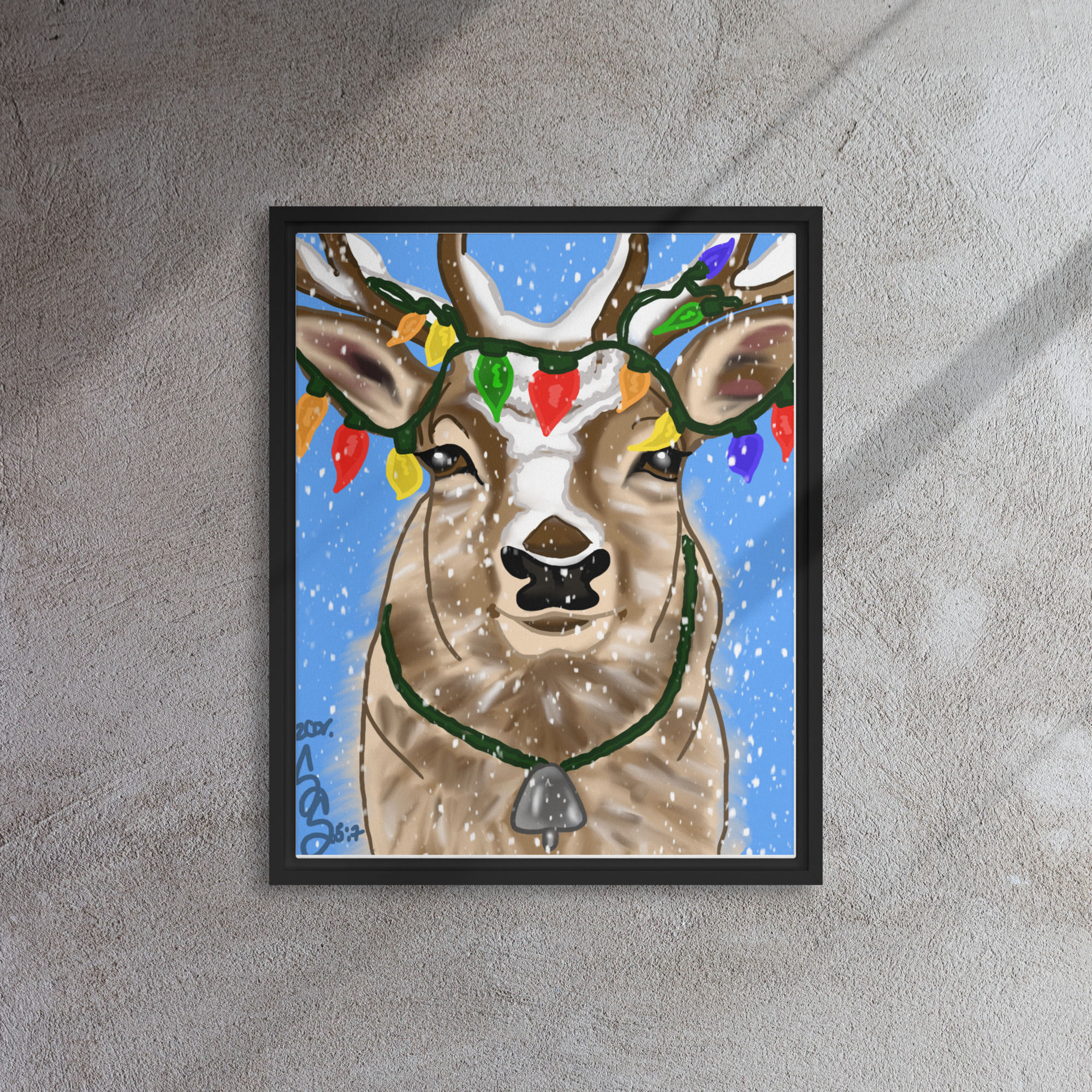 Believe Framed canvas