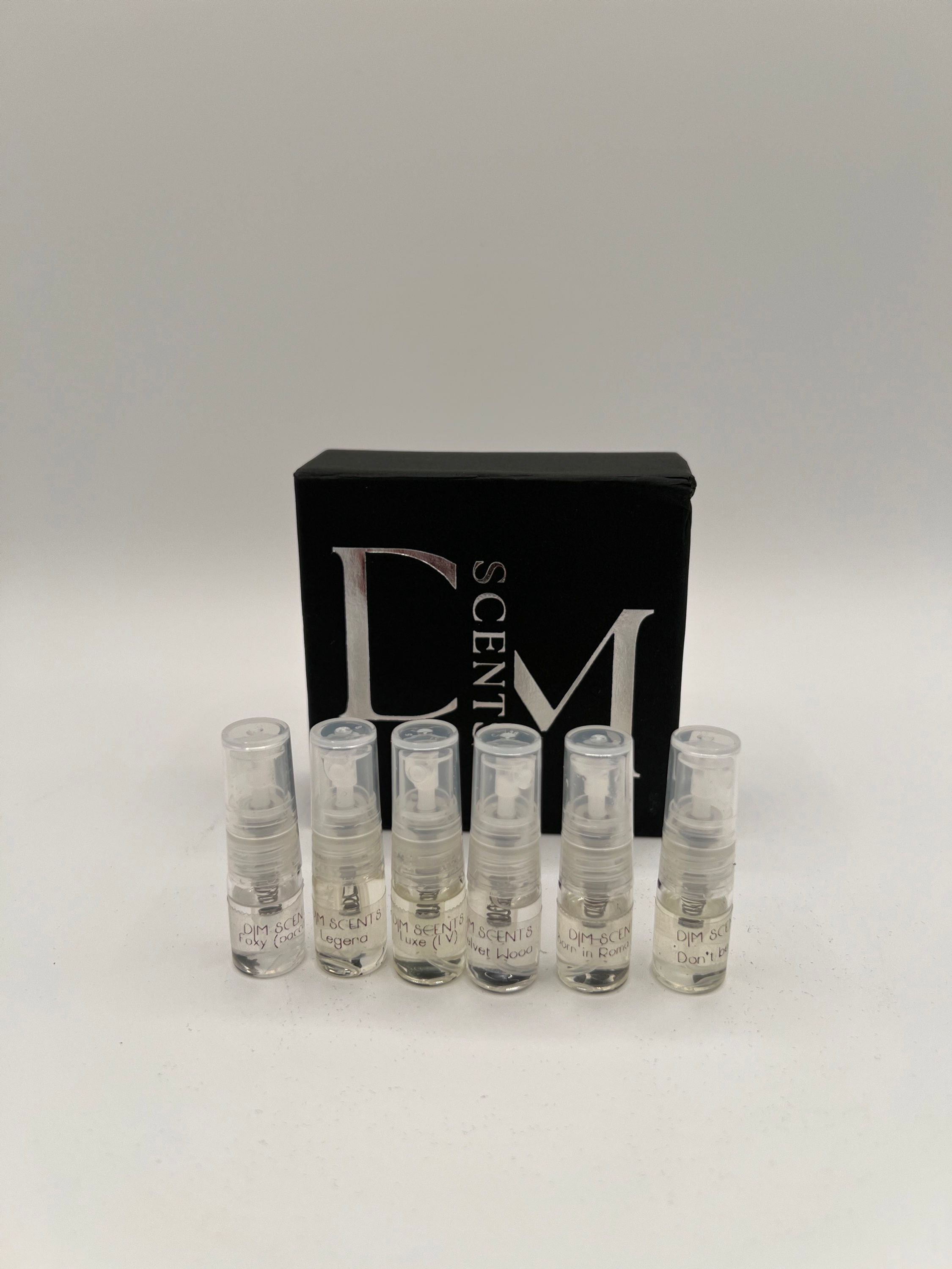 Room Spray bottle samples