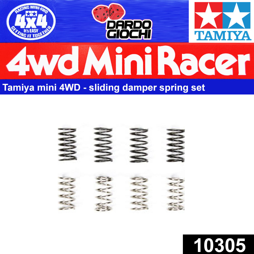 MINI 4WD Sliding Damper Spring Set ITEM 10305