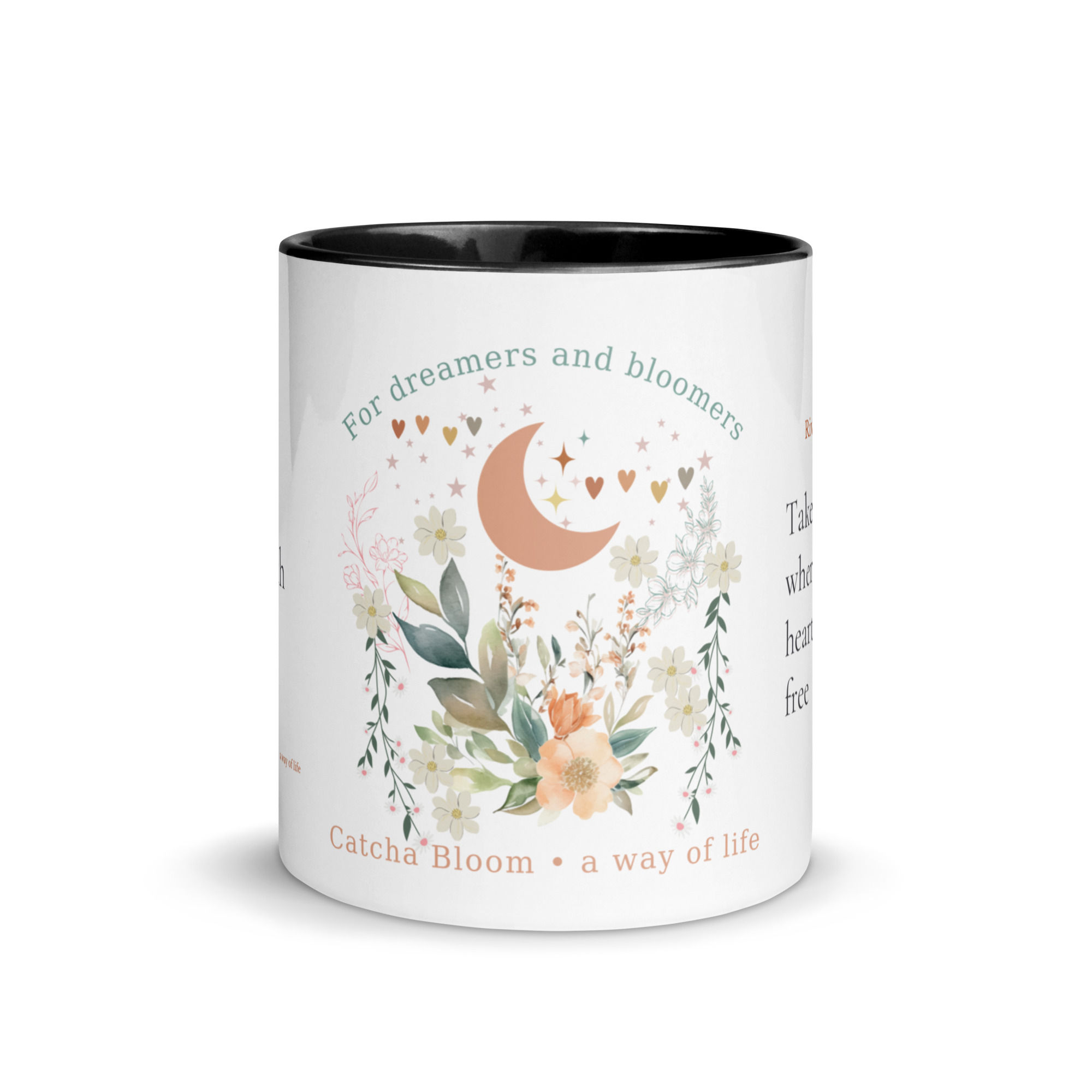 Dreamers and Bloomers -Mug with Color Inside