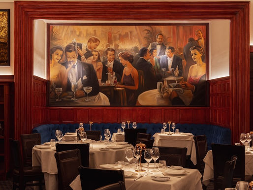 Delmonico's interior NYC romantic dining