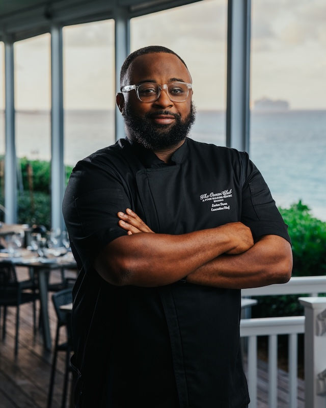 Executive Chef Lester Dean of The Ocean Club, A Four Seasons Resort, Bahamas. Credit: DUNE by Jean-Georges