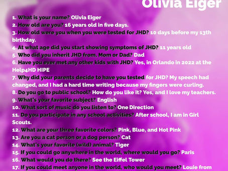 20 Questions with Help 4 HD - Olivia Eiger