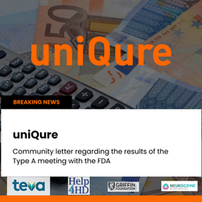uniQure: Community Letter Regarding the Recent FDA Type A Meeting