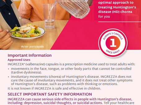 Patient Assistance Programs for INGREZZA