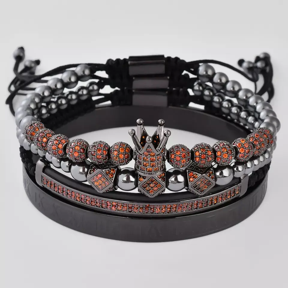 The Tribal King Pave Bracelets