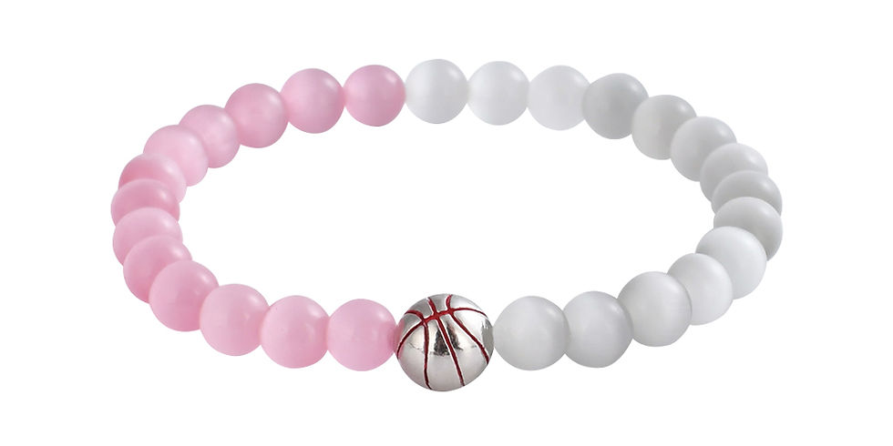 Thumbnail: Basketball Cat Eye Stone Bracelets