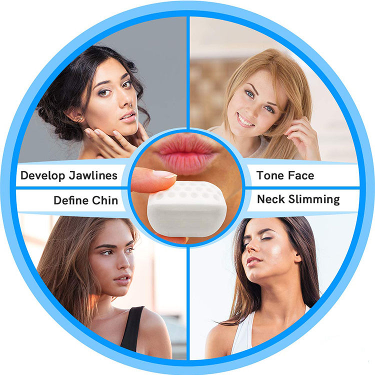 Thumbnail: Facial Muscle Shaping Trainer Silicone Jaw Exerciser Face-lifting Device