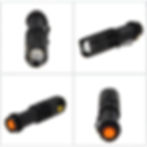 3 Pack, NETI Flashlight Q5 Tactical High Power Waterproof Zoomable Mini Torch
