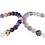 Thumbnail: Zircon Soccer Charm Beaded Bracelets
