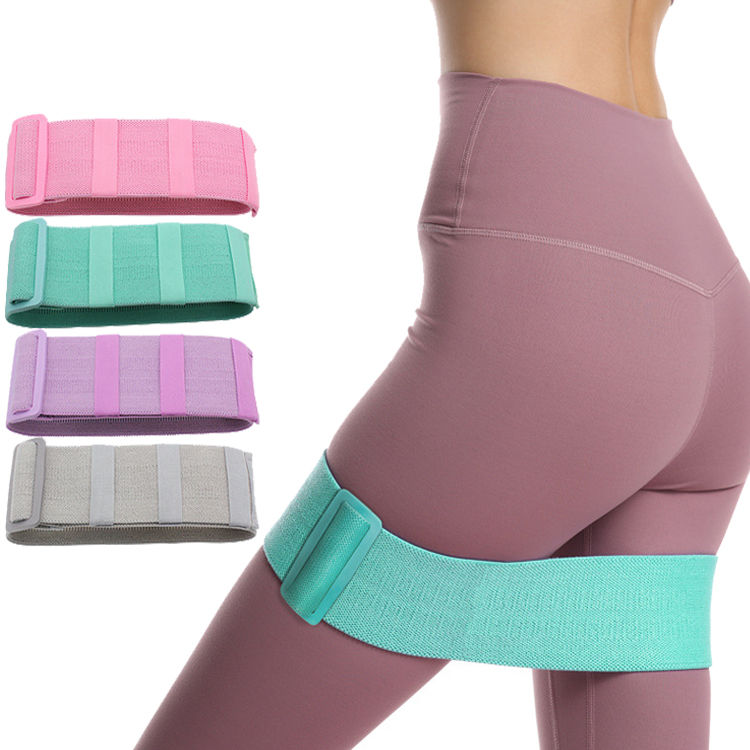 Thumbnail: yoga cotton tension band yoga hip resistance band squat elasti