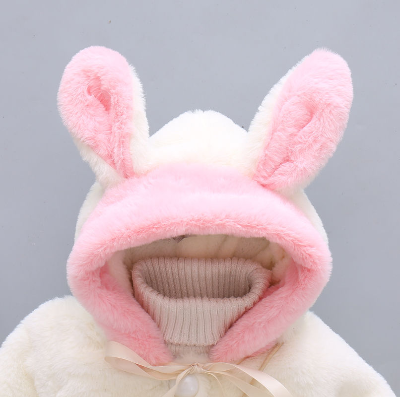 Thumbnail: Warm Rabbit Baby Hooded Jacket