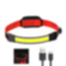Camping Light Dim Adjustable Elastic Headband USB Charge led Headlights