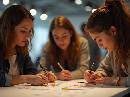 Diverse Event Team Showcases Portfolio and Resident Artists