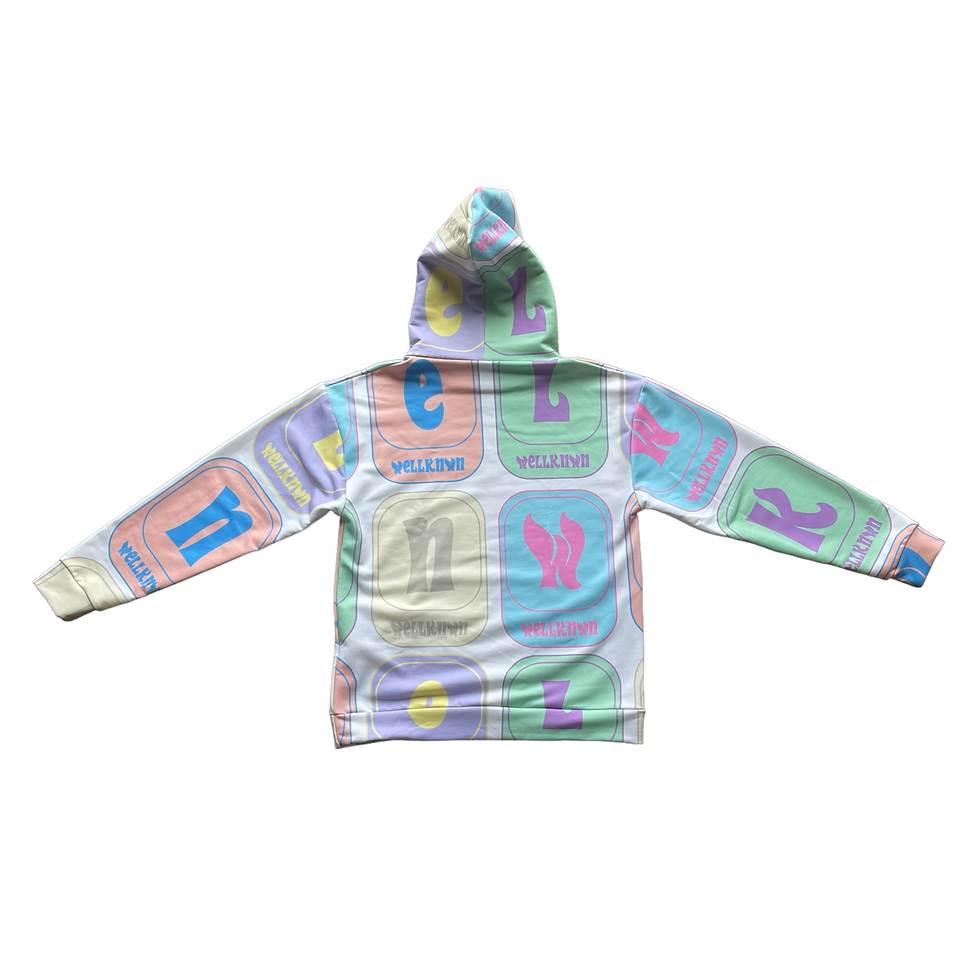 Thumbnail: WELLKNWN Smarties Block Letter Hoodie