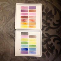 Colour Charts At Dhananya Porcelain Art Studio