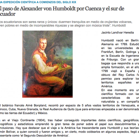 El inicio de la modernidad científica en los Andes