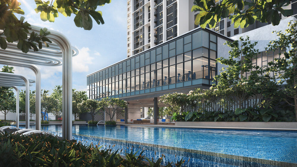 Tuju Residences 50m olympic size swimming pool