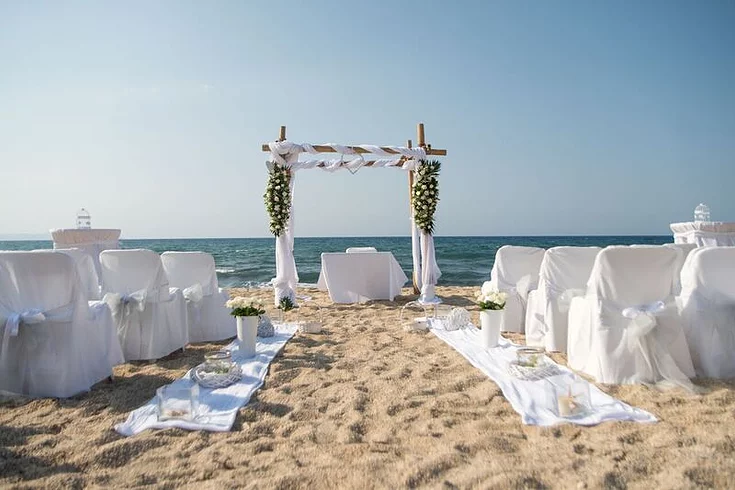 Huwelijk op het Strand