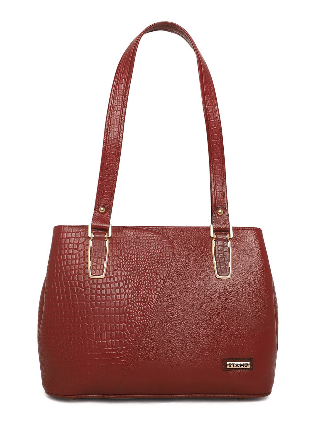 Solid Textured Leather bag