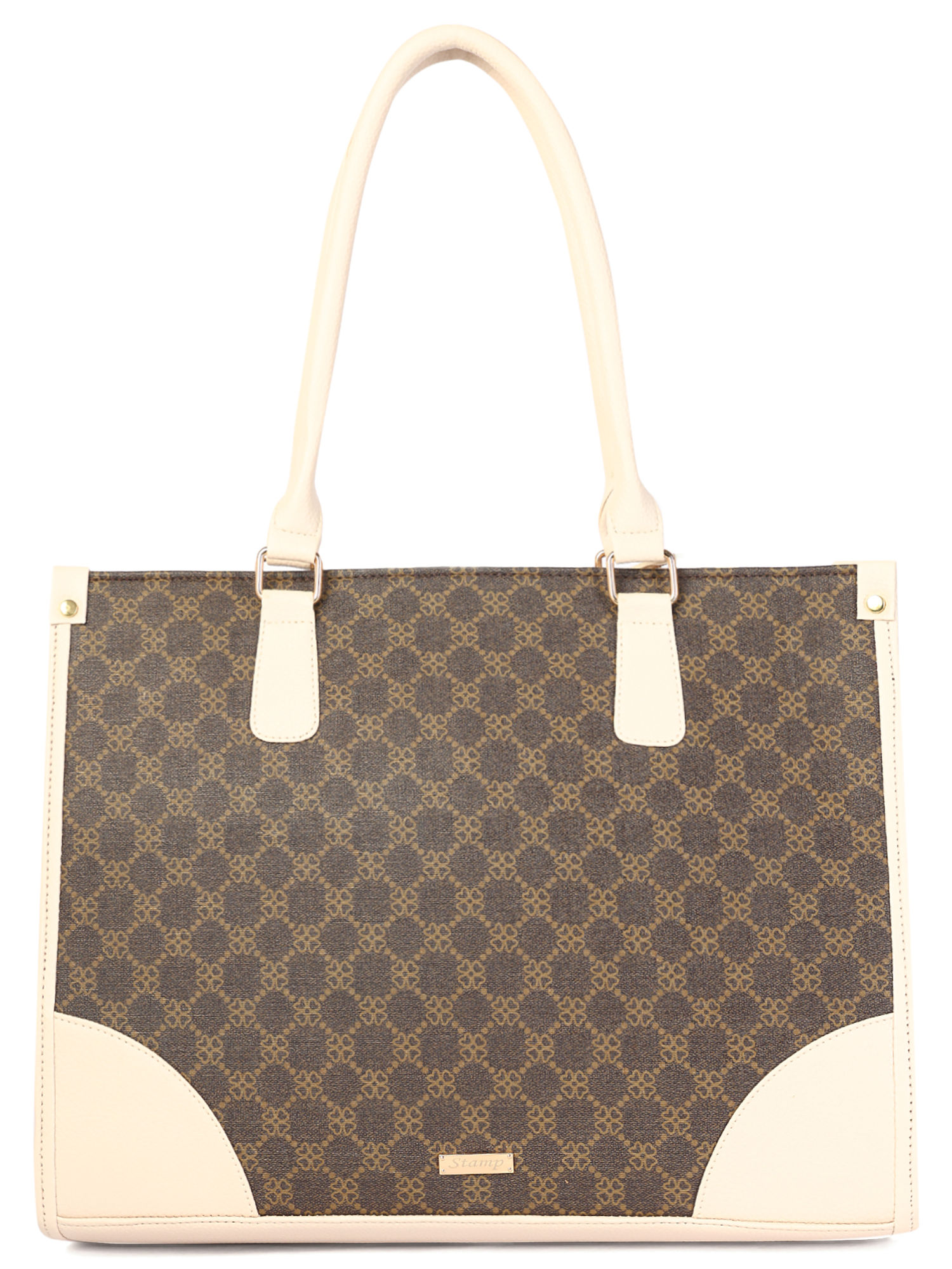 Brown Soft Vegan shoulder Leather Bag