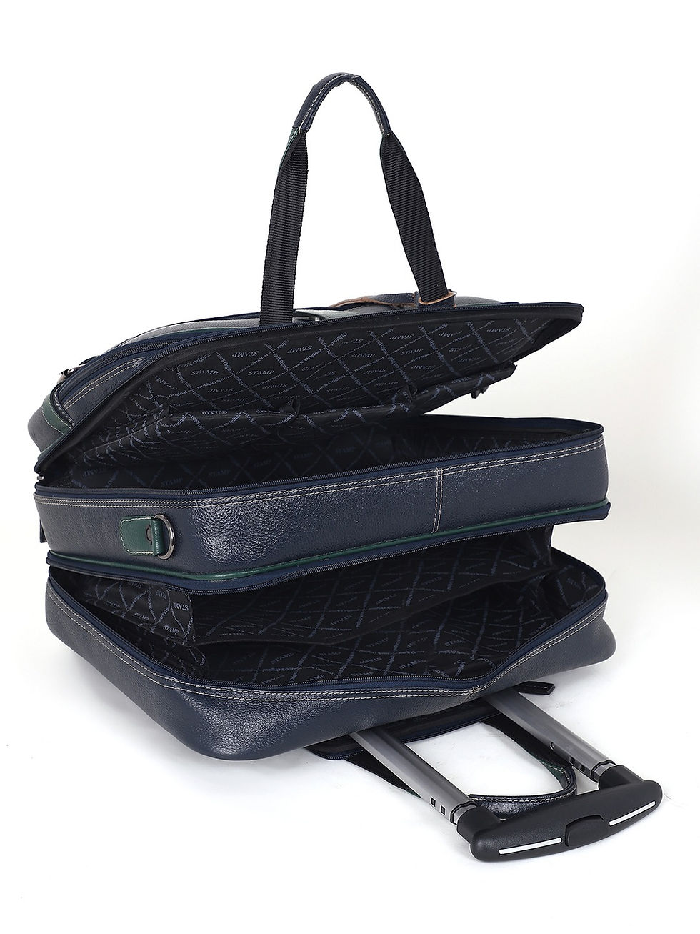 Thumbnail: Leather Suitcase Trolley Bags