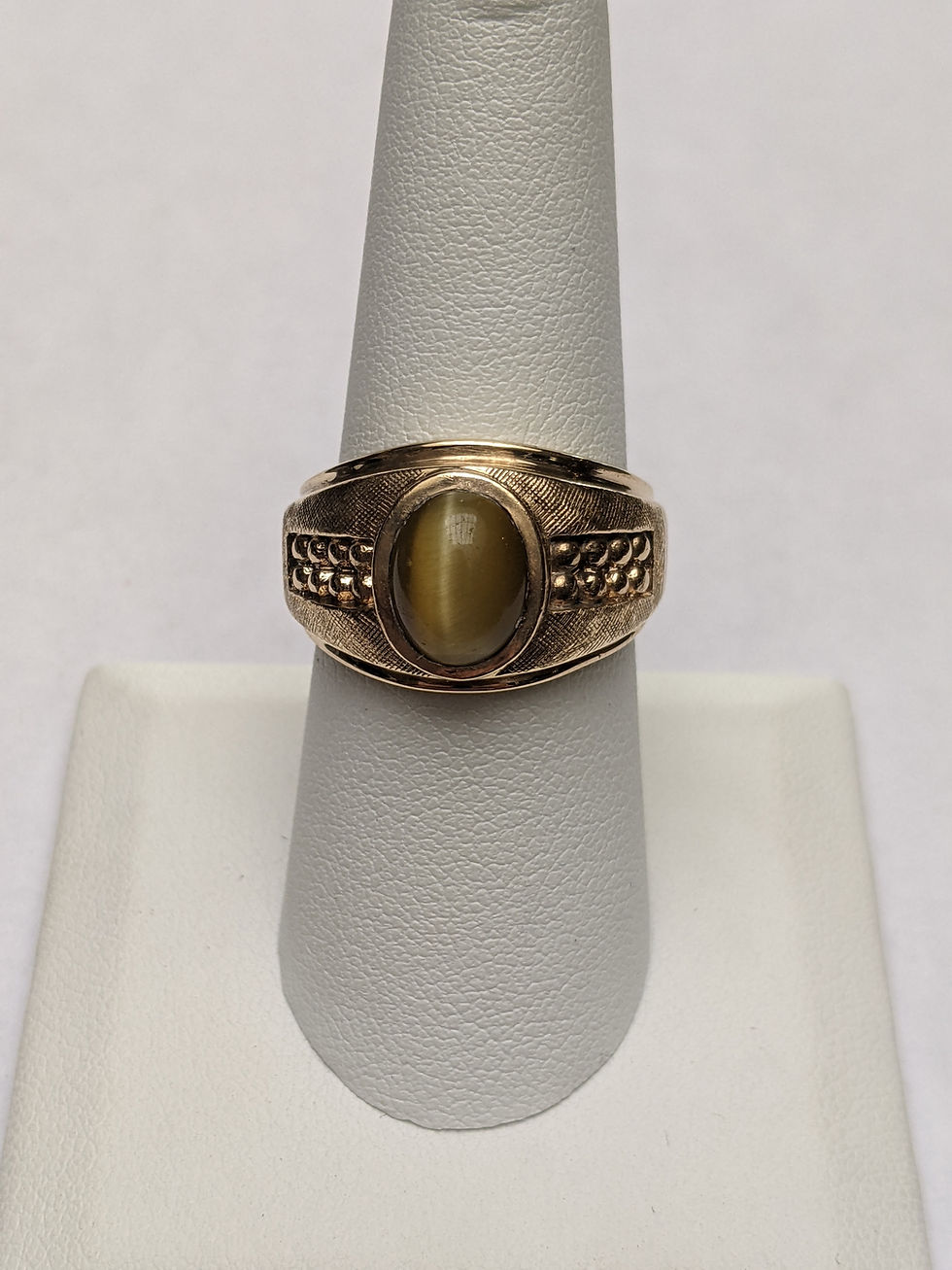 Thumbnail: 10k Yellow Gold/Tiger's Eye Ring
