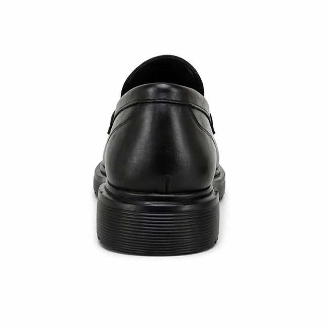 Thumbnail: Black Leather Penny Loafer (Chunky Sole)