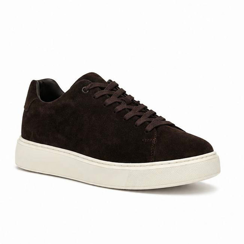 Thumbnail: Brown Suede Essential Sneaker