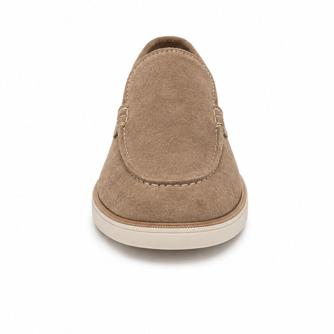 Thumbnail: Suede Penny Loafer – Medium Sole