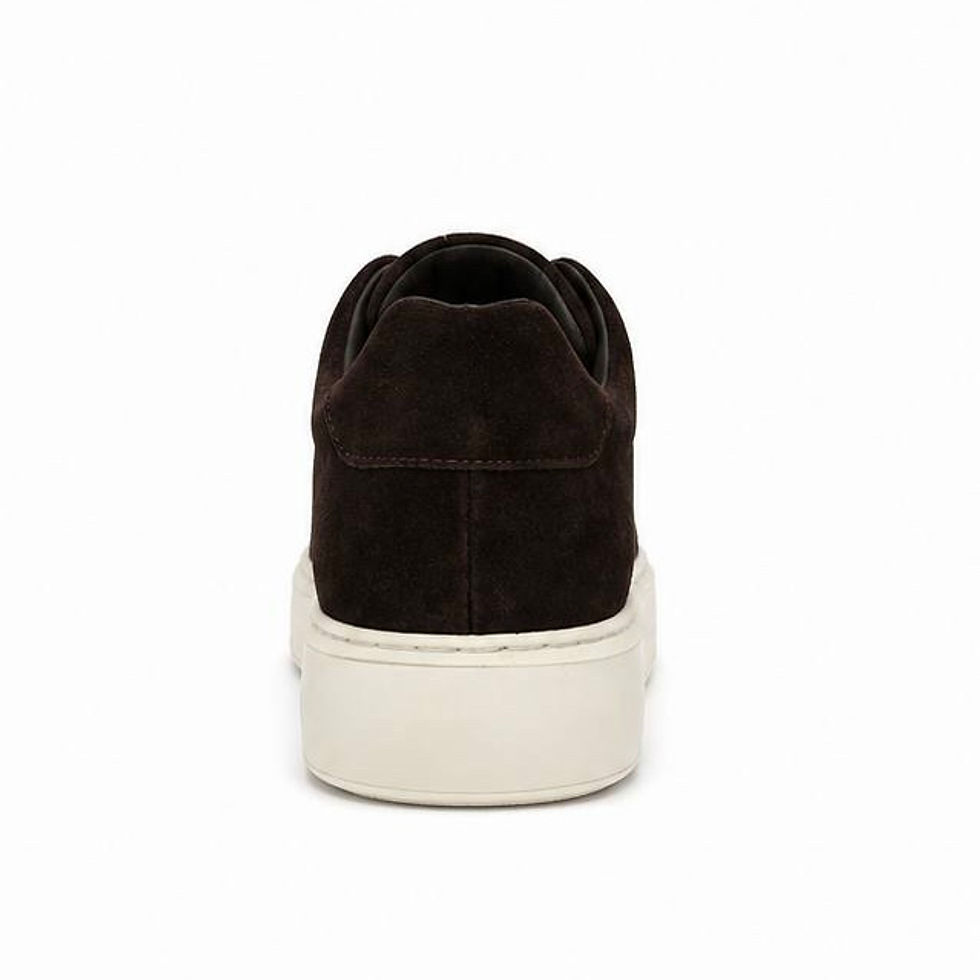 Thumbnail: Brown Suede Essential Sneaker