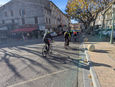 Sortie Cyclos Nyonsais (Nyons-Richerenches) Environ 25 au départ, 2 groupes dont 18 cyclos pour le groupe 2