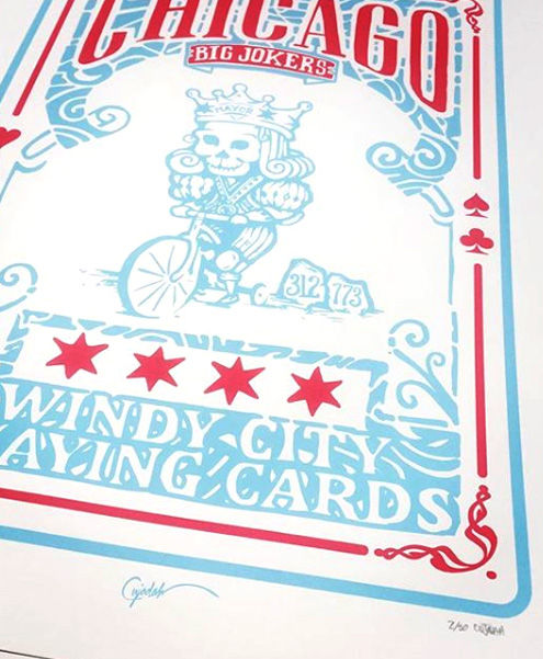 Chicago Playing Card