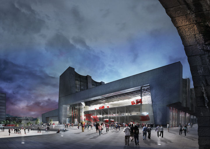 ICE RINK SWIMMING POOL ARCHITECTURE