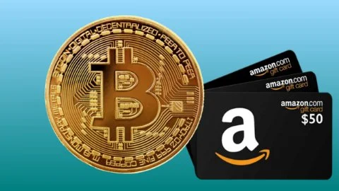 Bitcoin amazon.com Gift Card $50