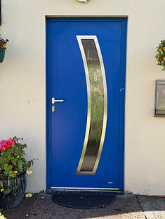 Aluminium panel doors replaced in Cork City
