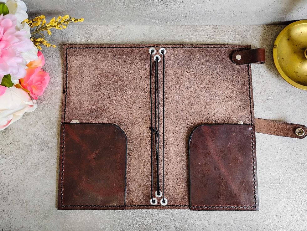 Thumbnail: Custom Regular Size Catholic Refillable Leather Journal Cover