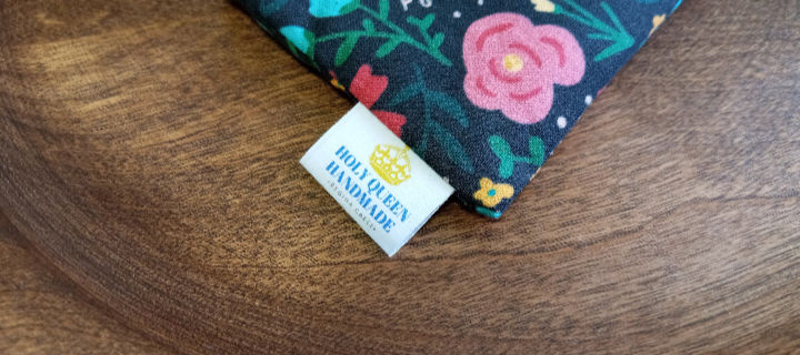 Миниатюра: Black Hail Mary Print Rosary Pouch