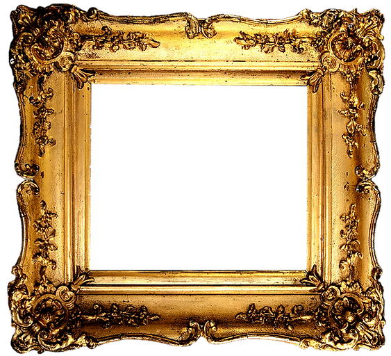 Vintage gilded gold fancy frame free printable (1).png